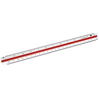 Wedo 05255001 - Arquitecto 1- regla prismática- 30 cm- color blanco